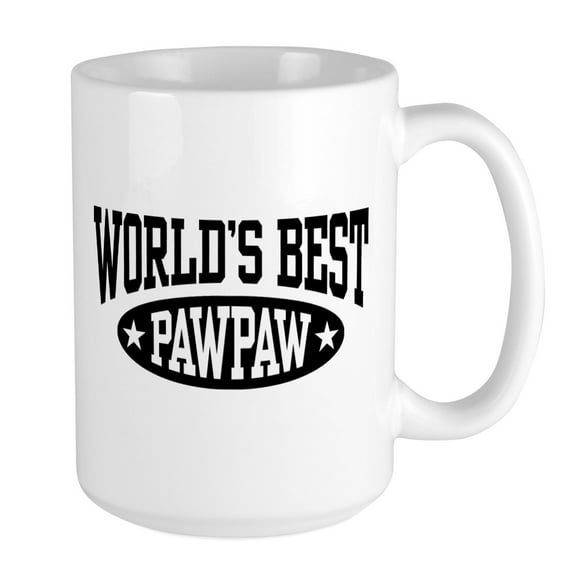 Cottage Creek Pawpaw Gifts Large 18 Ounce Ceramic I Love My Paw Paw Coffee Mug/Best Paw Paw Gifts Paw Cups White 